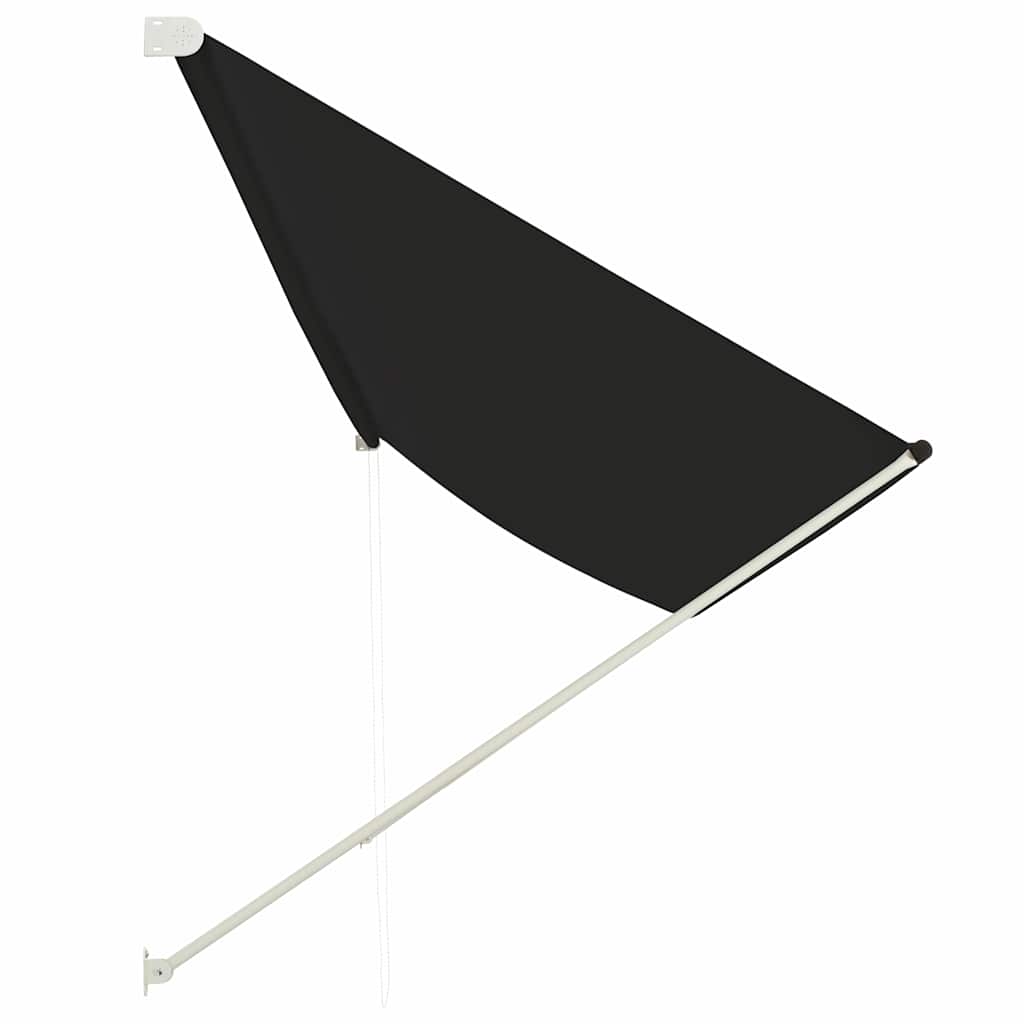 Uttrekkbar markise 400x150 cm antrasitt vidaXL