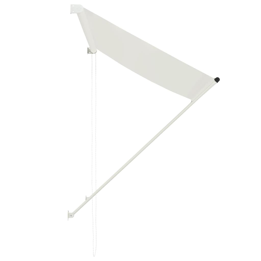 Uttrekkbar markise 150x150 cm kremhvit vidaXL