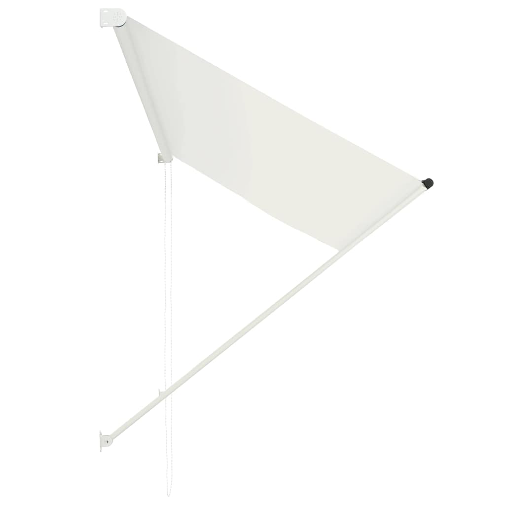 Uttrekkbar markise 250x150 cm kremhvit vidaXL