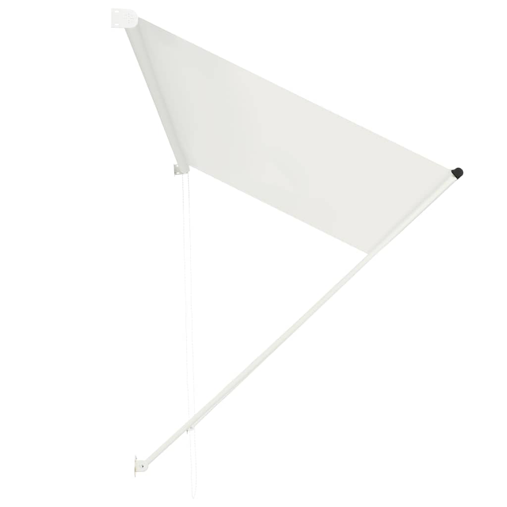 Uttrekkbar markise 300x150 cm kremhvit vidaXL