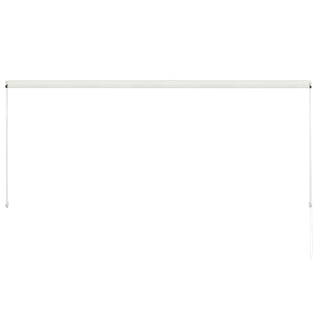 Uttrekkbar markise 300x150 cm kremhvit vidaXL