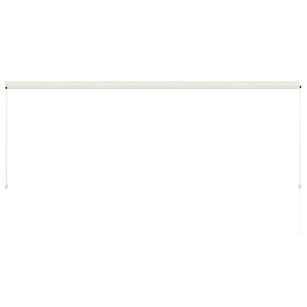 Uttrekkbar markise 350x150 cm kremhvit vidaXL