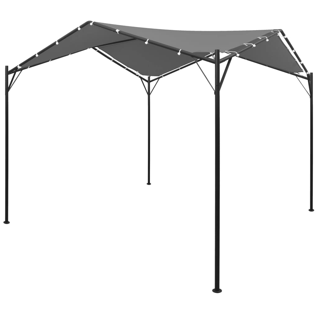 Paviljong 4x4 m antrasitt
