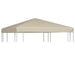 Toppduk til paviljong 310 g/m² 3x3 m beige