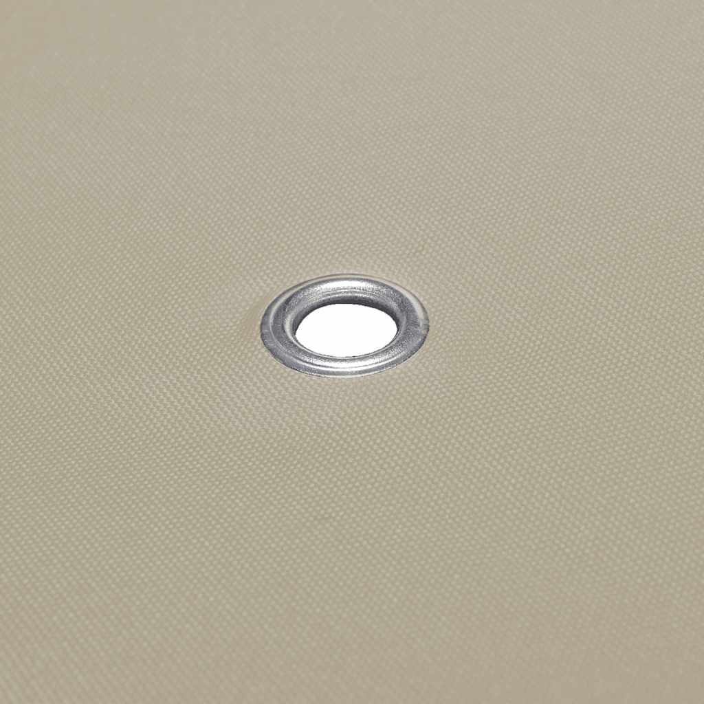 Toppduk til paviljong 310 g/m² 4x3 m beige vidaXL