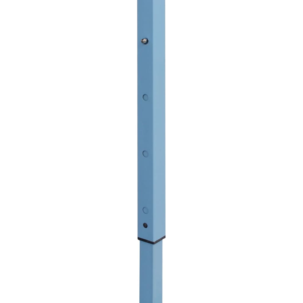 Sammenleggbart festtelt popup med 8 sidevegger 870x291x315 cm blå
