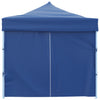 Sammenleggbart festtelt popup med 8 sidevegger 870x291x315 cm blå
