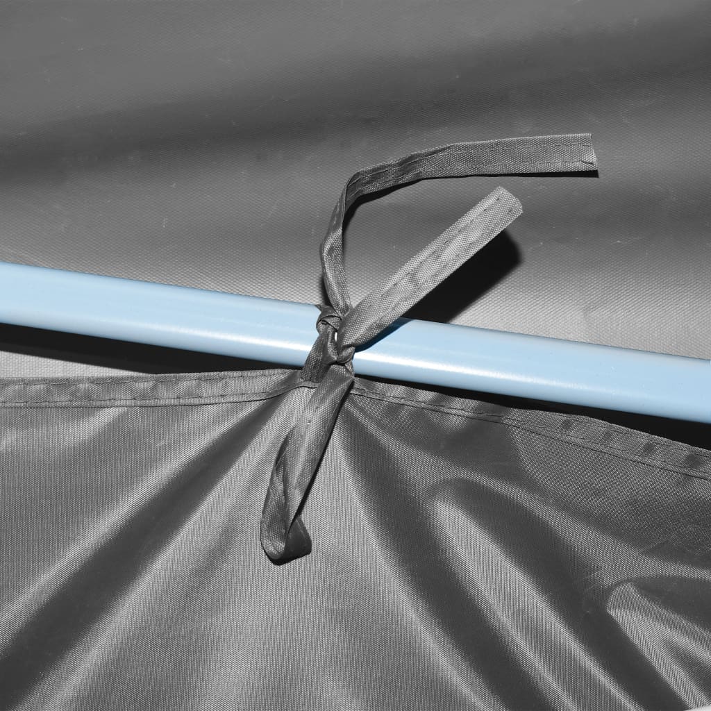 Sammenleggbart festtelt popup med 8 sidevegger 870x291x315 cm antrasitt