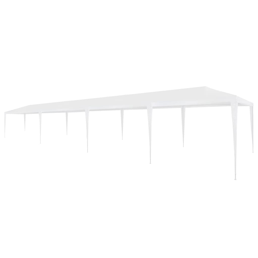 Festtelt PE 3x12 m hvit vidaXL