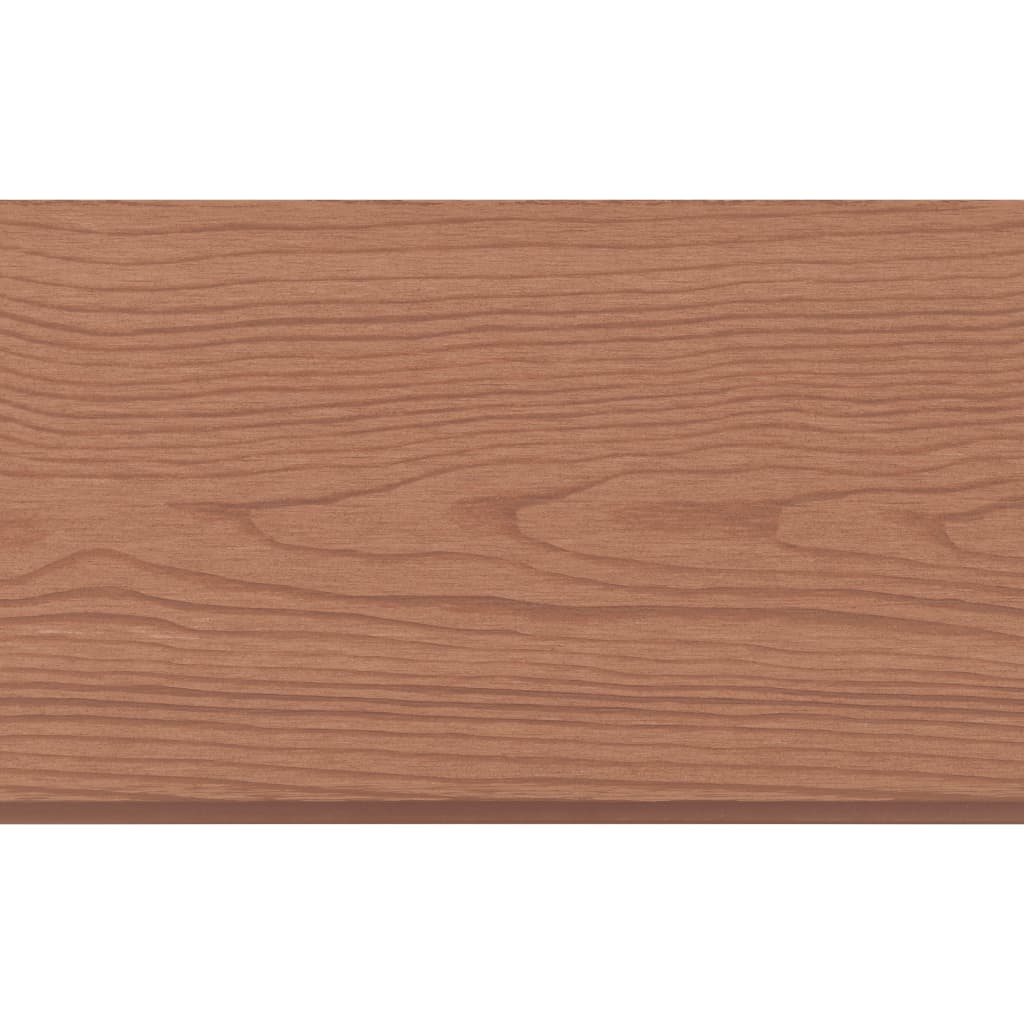 Gjerdepaneler 9 stk WPC 170 cm brun