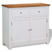 Skjenk 90x33,5x83 cm heltre eik