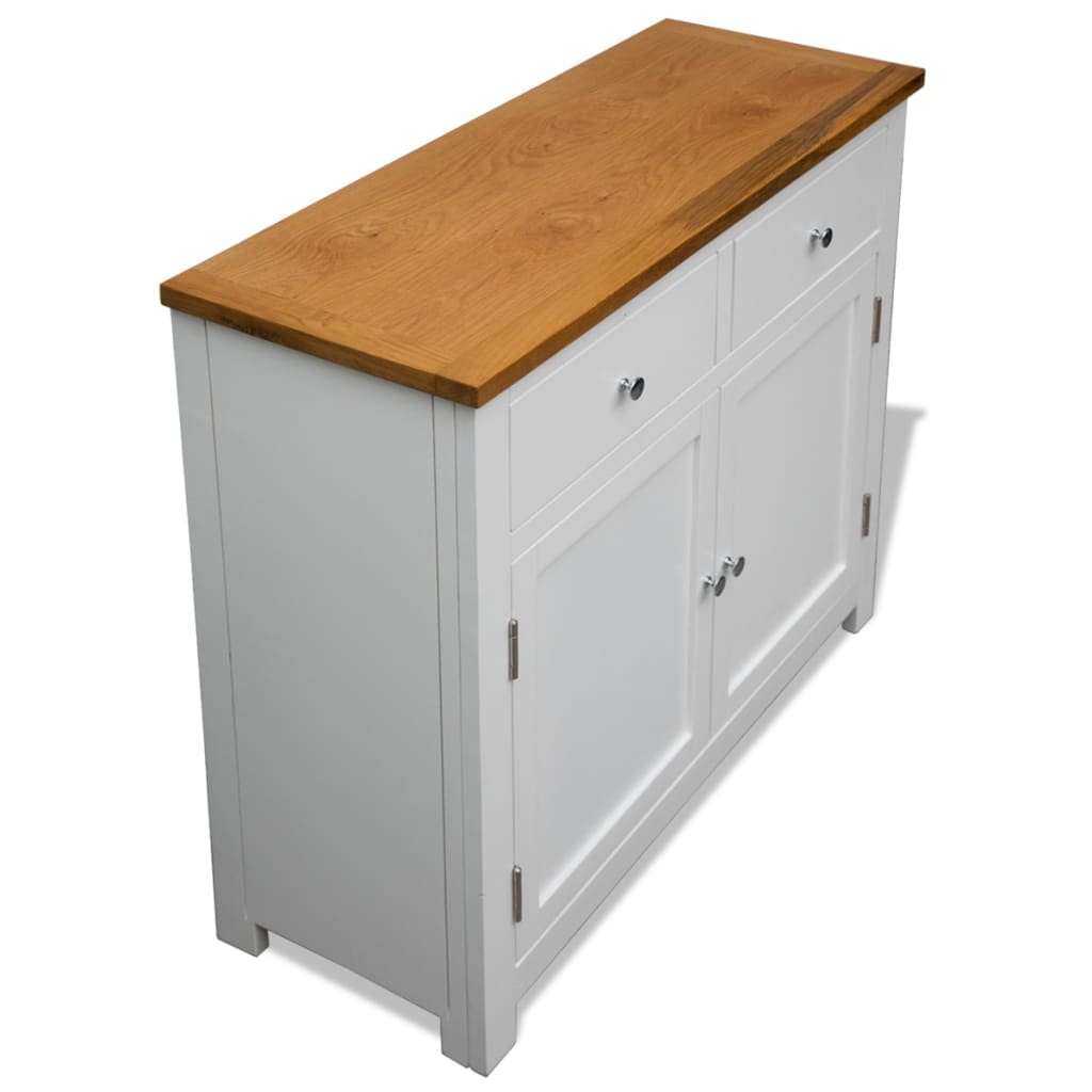Skjenk 90x33,5x83 cm heltre eik