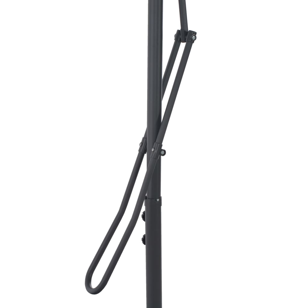 Parasoll med stålstang 300 cm grønn vidaXL