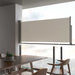 Uttrekkbar sidemarkise 100 x 300 cm kremhvit
