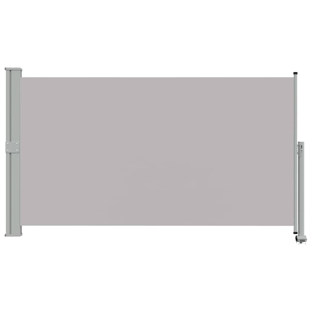 Uttrekkbar sidemarkise 140x300 cm grå vidaXL
