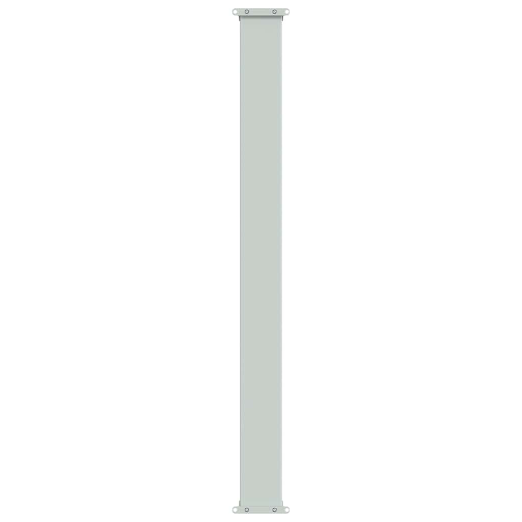 Uttrekkbar sidemarkise 117x314 cm svart
