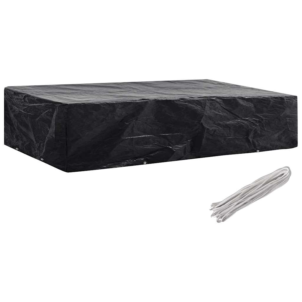 Solsengtrekk for hage 8 maljer 218x77x55 cm vidaXL