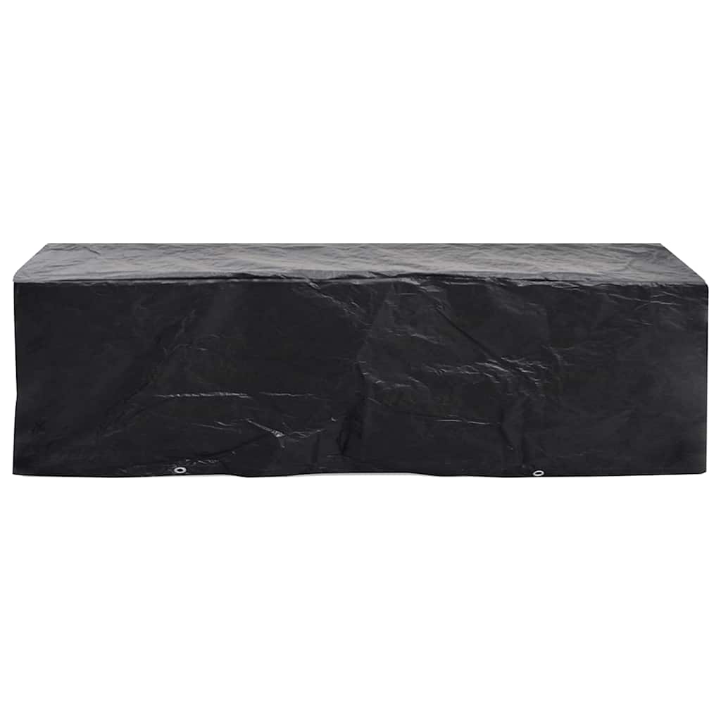 Solsengtrekk for hage 8 maljer 218x77x55 cm vidaXL