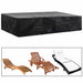 Solsengtrekk for hage 8 maljer 218x77x55 cm vidaXL