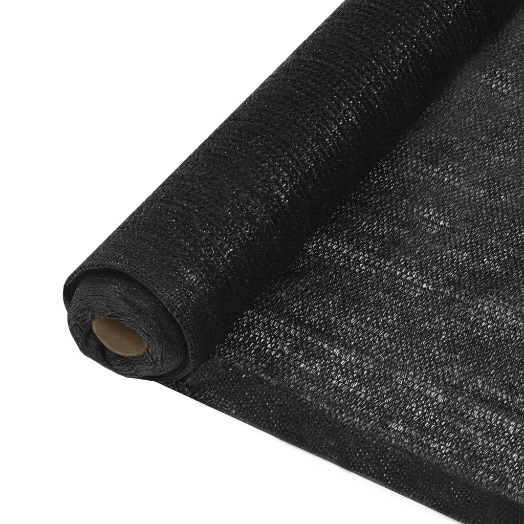 Skjermnett HDPE 2x25 m svart