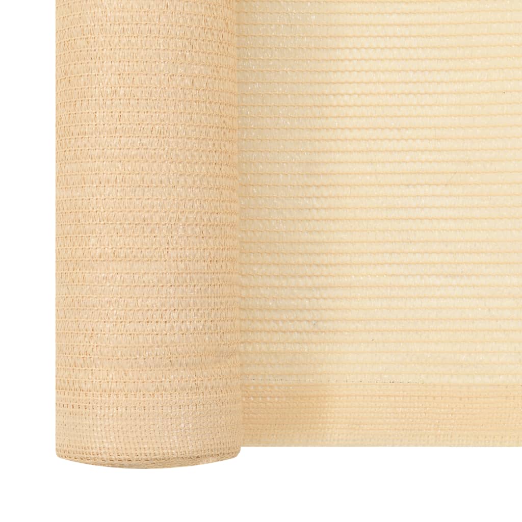 Skjermnett HDPE 2x10 m beige