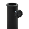 Parasollfot polyresin firkantet 12 kg bronse