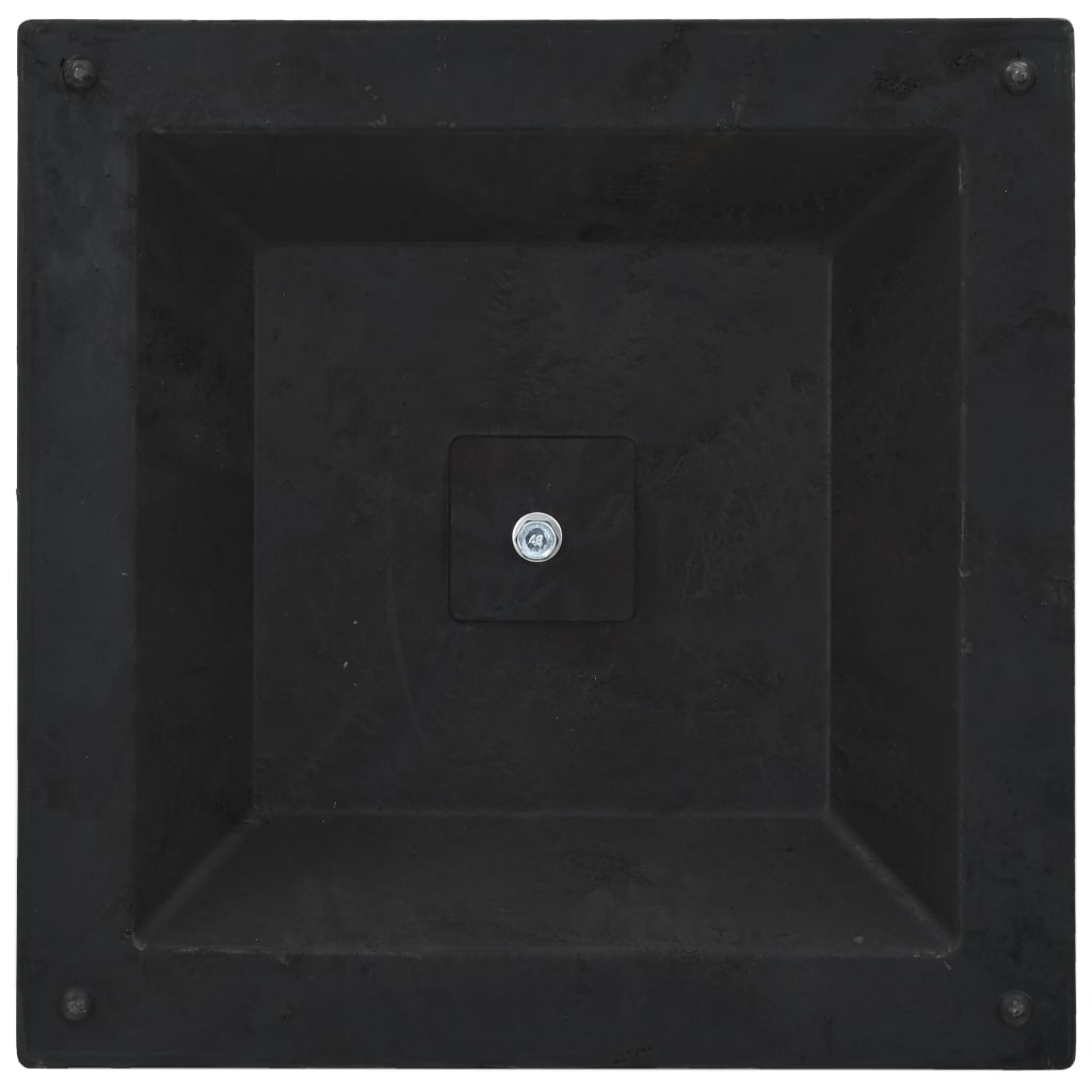 Parasollfot polyresin firkantet 12 kg bronse vidaXL