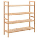 Skohylle heltre valnøtt 69x26x81 cm