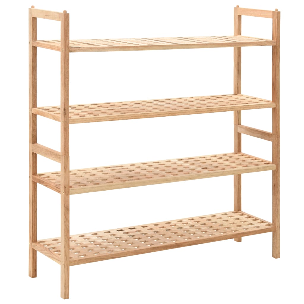 Skohylle heltre valnøtt 69x26x81 cm