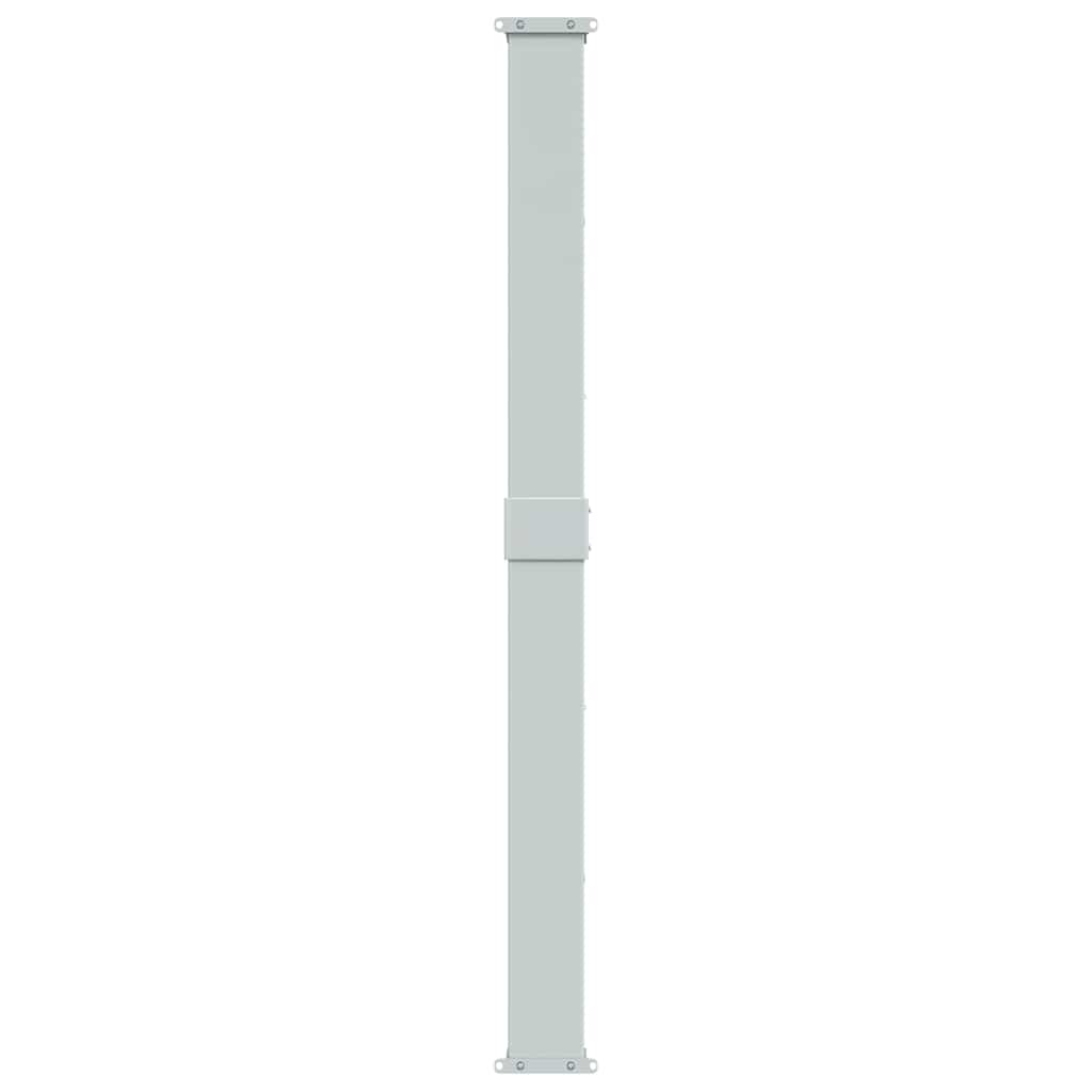 Uttrekkbar sidemarkise 160 x 500 cm kremhvit vidaXL