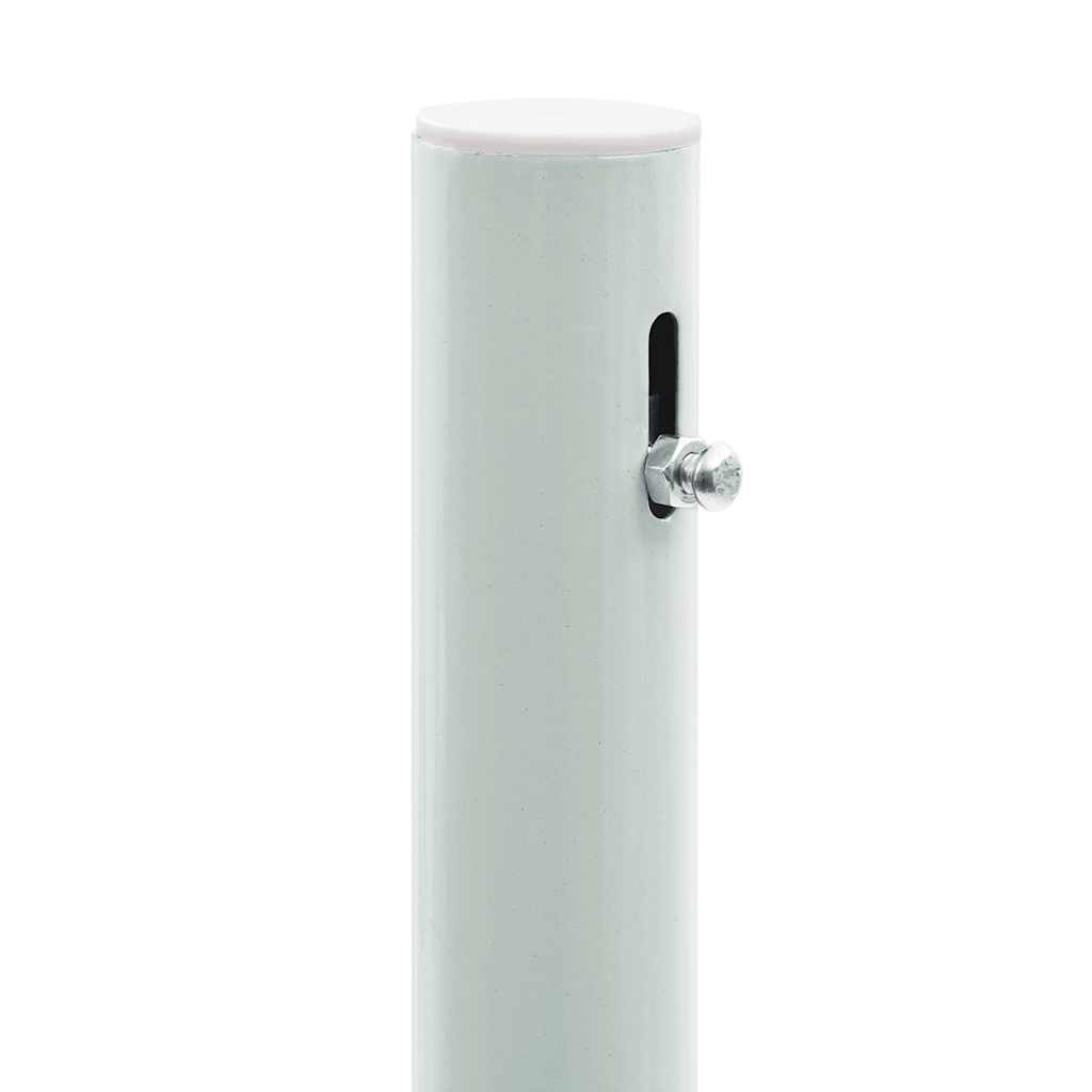 Uttrekkbar sidemarkise 160 x 500 cm kremhvit vidaXL