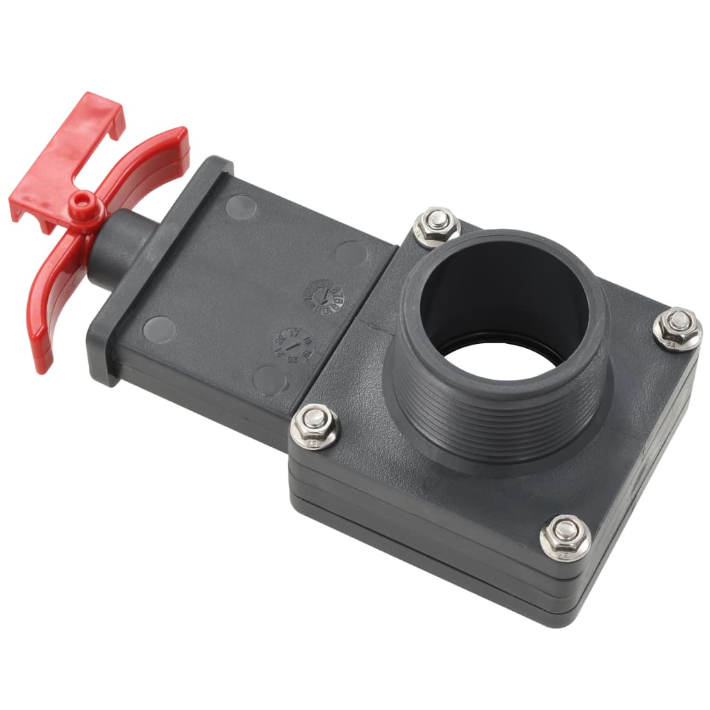 Bassengportsventil 2 stk 1,5" vidaXL