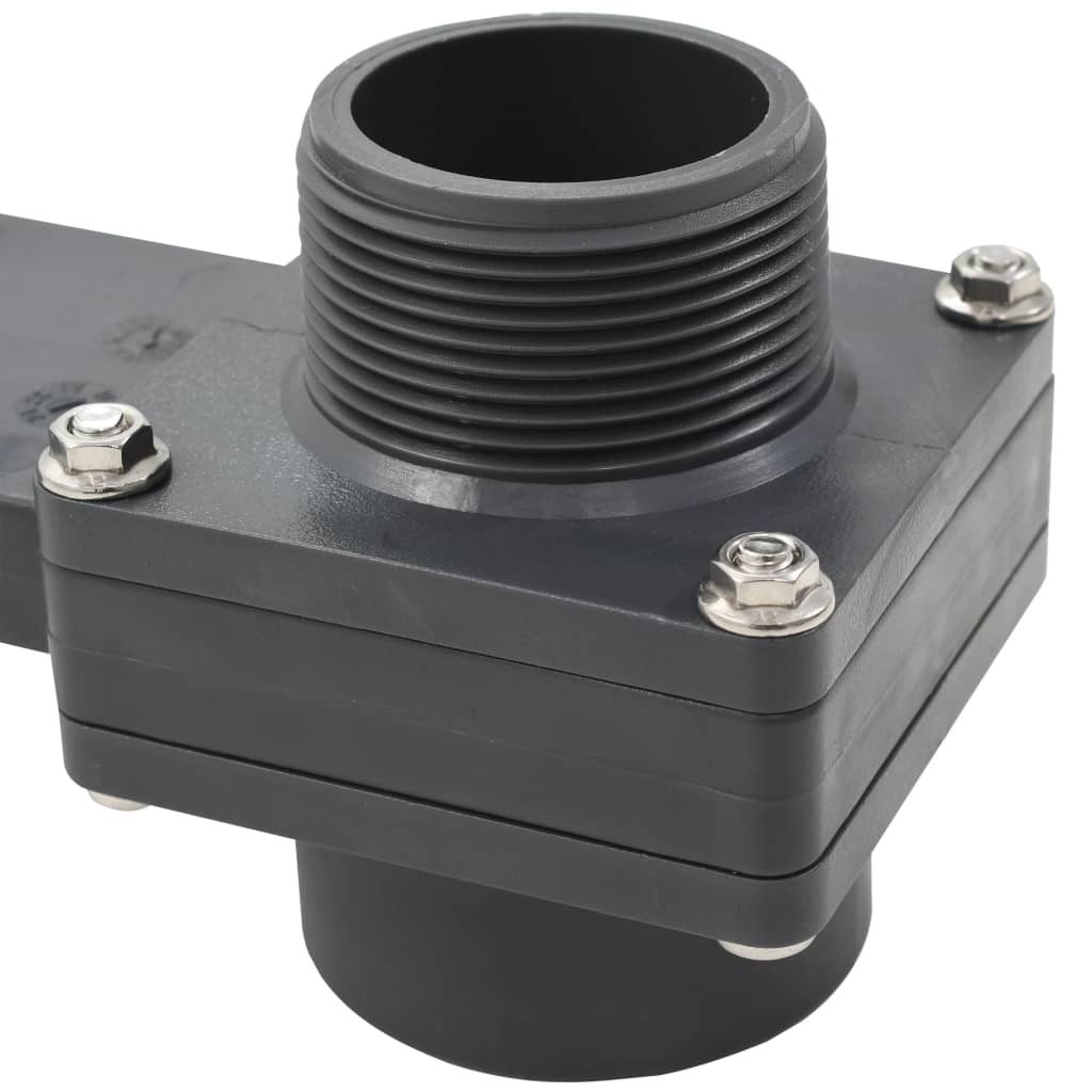 Bassengportsventil 2 stk 1,5" vidaXL