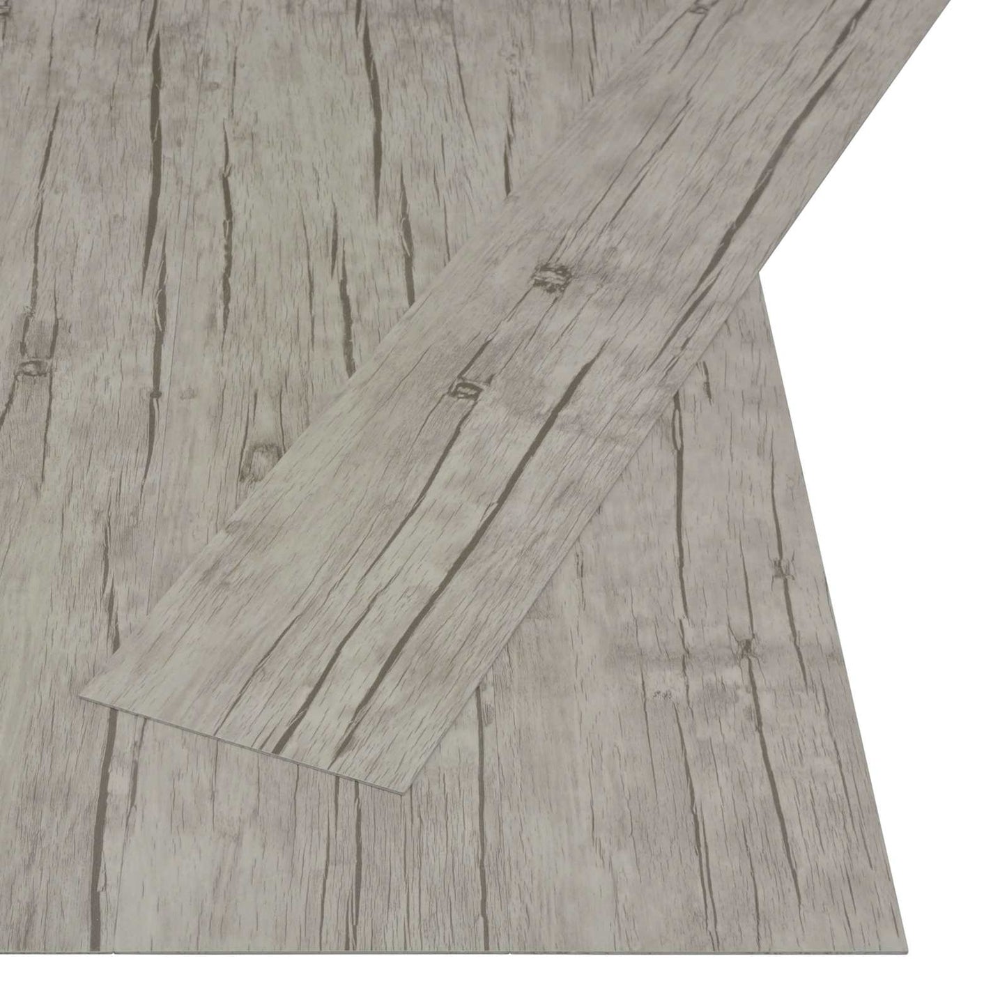 Selvheftende Gulvplank Natur 32 pcs Vasket Eik 4,46 m² PVC