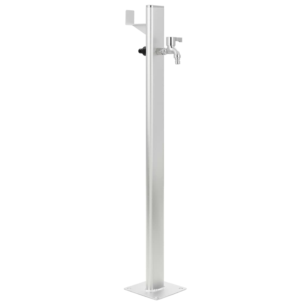 Vannsøyle for hage aluminium 95 cm vidaXL