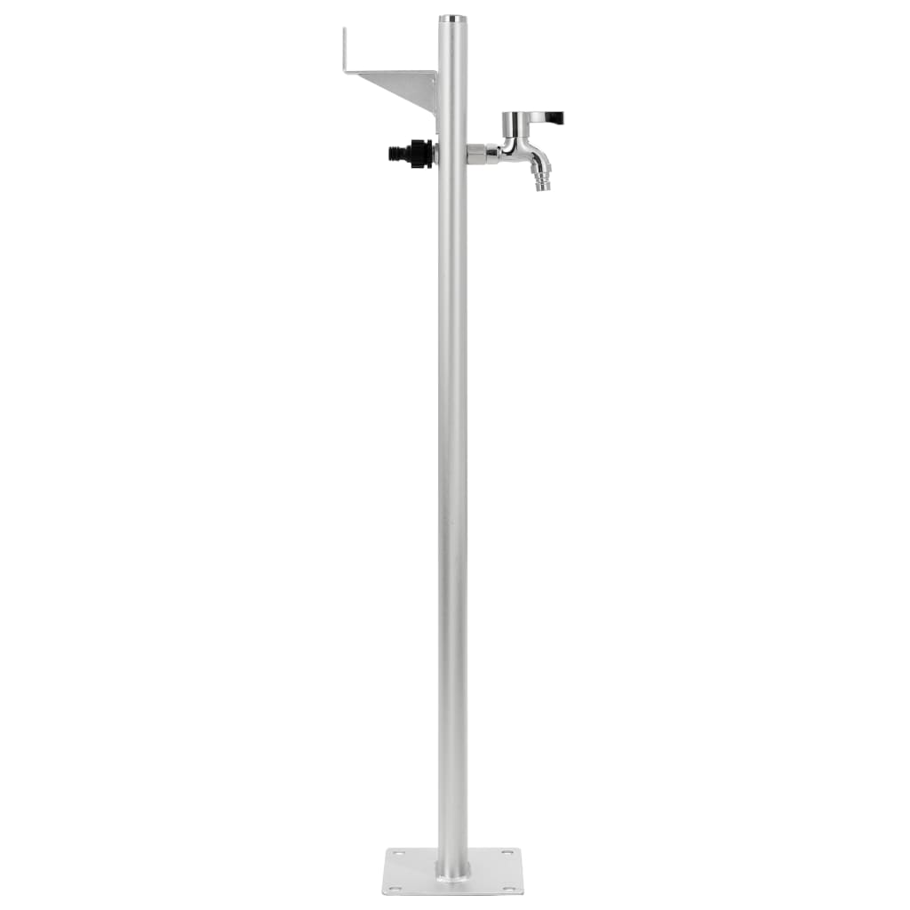 Vannsøyle for hage aluminium 95 cm vidaXL