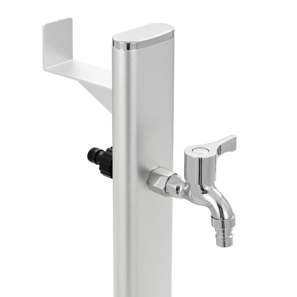 Vannsøyle for hage aluminium 95 cm vidaXL
