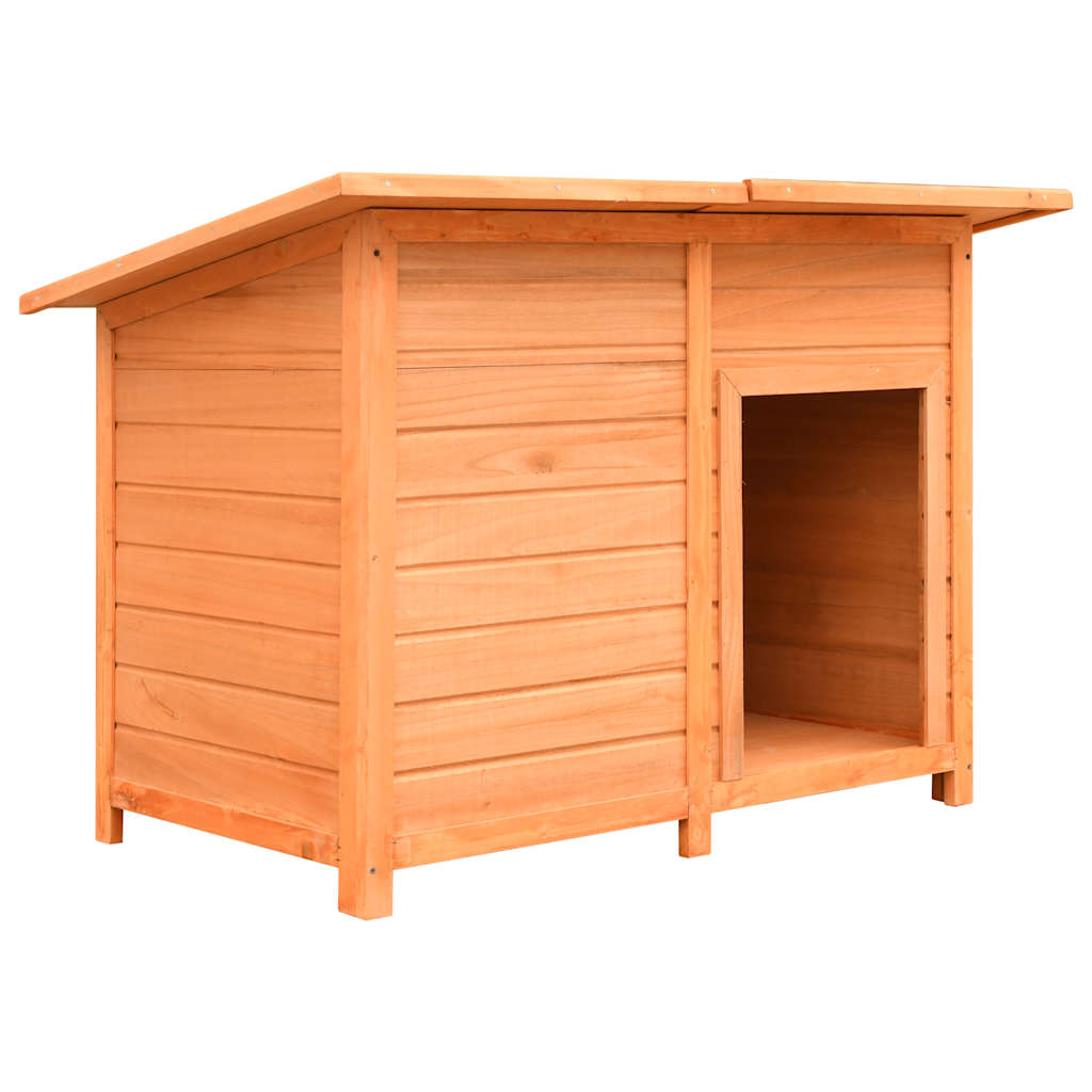 Hundehus heltre furu & gran 120x77x86 cm vidaXL