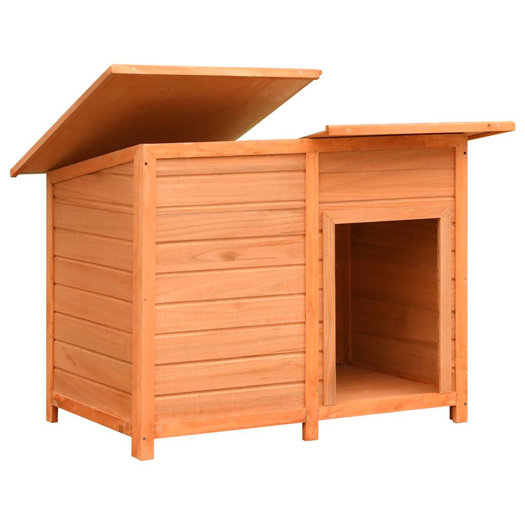 Hundehus heltre furu & gran 120x77x86 cm vidaXL