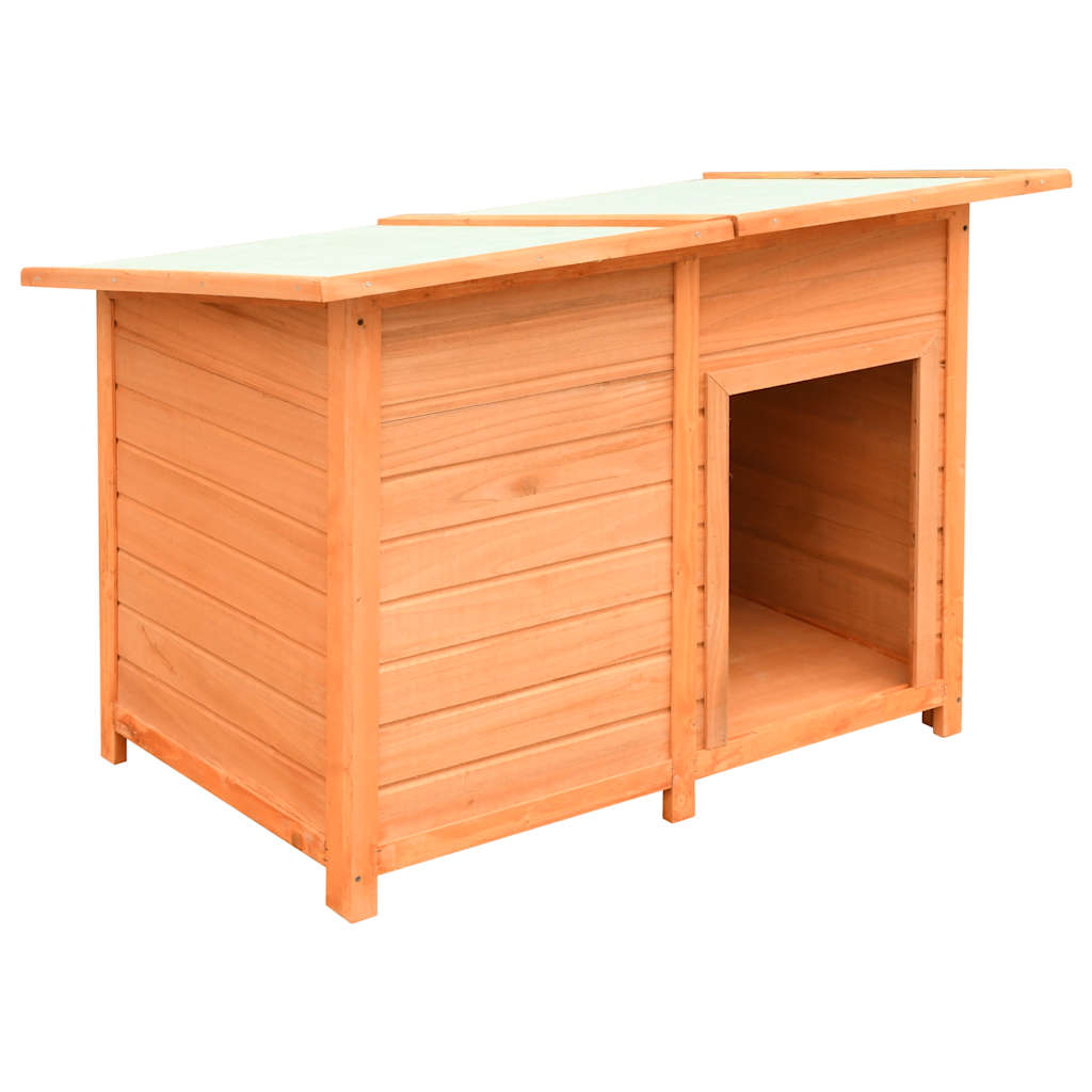 Hundehus heltre furu & gran 120x77x86 cm vidaXL