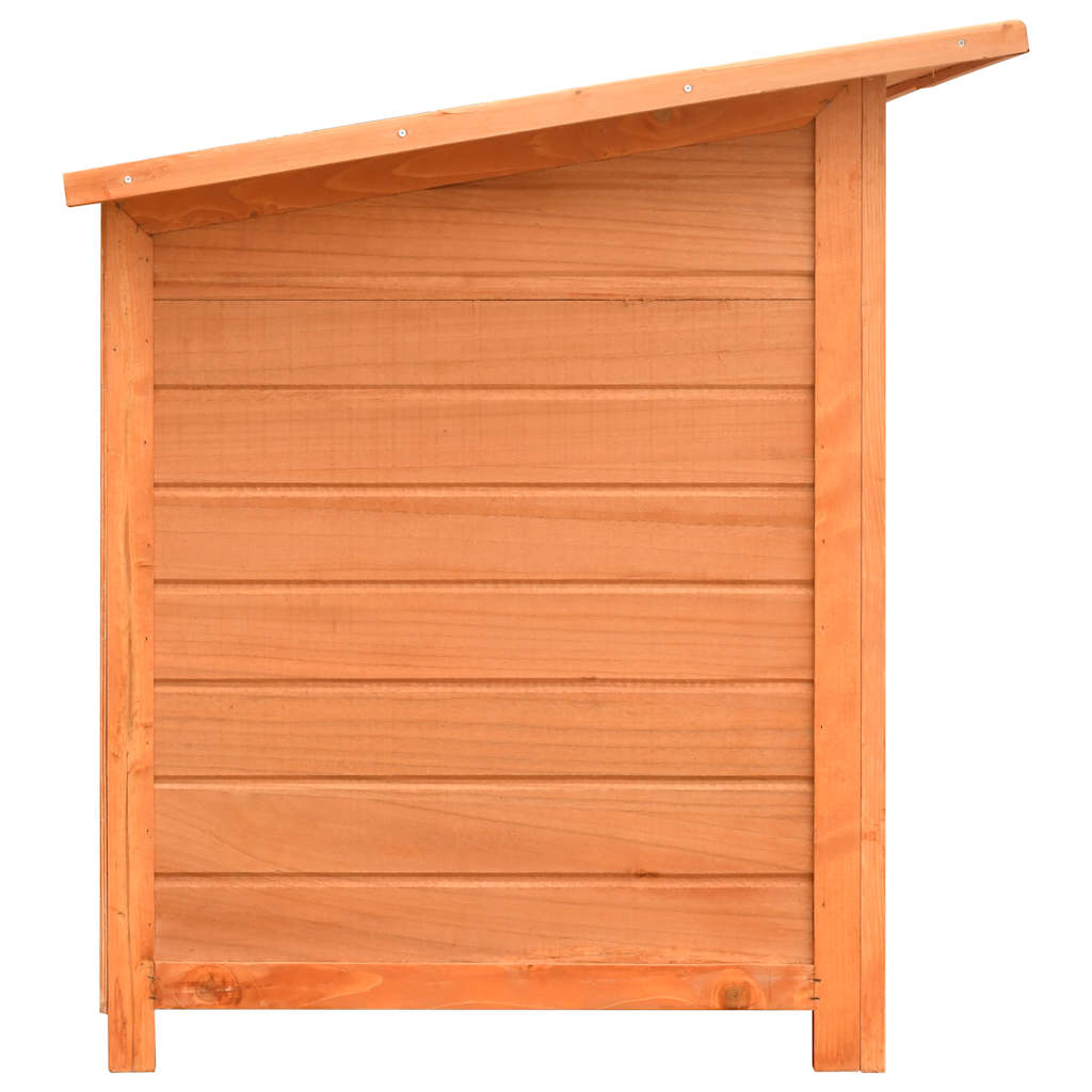Hundehus heltre furu & gran 120x77x86 cm vidaXL