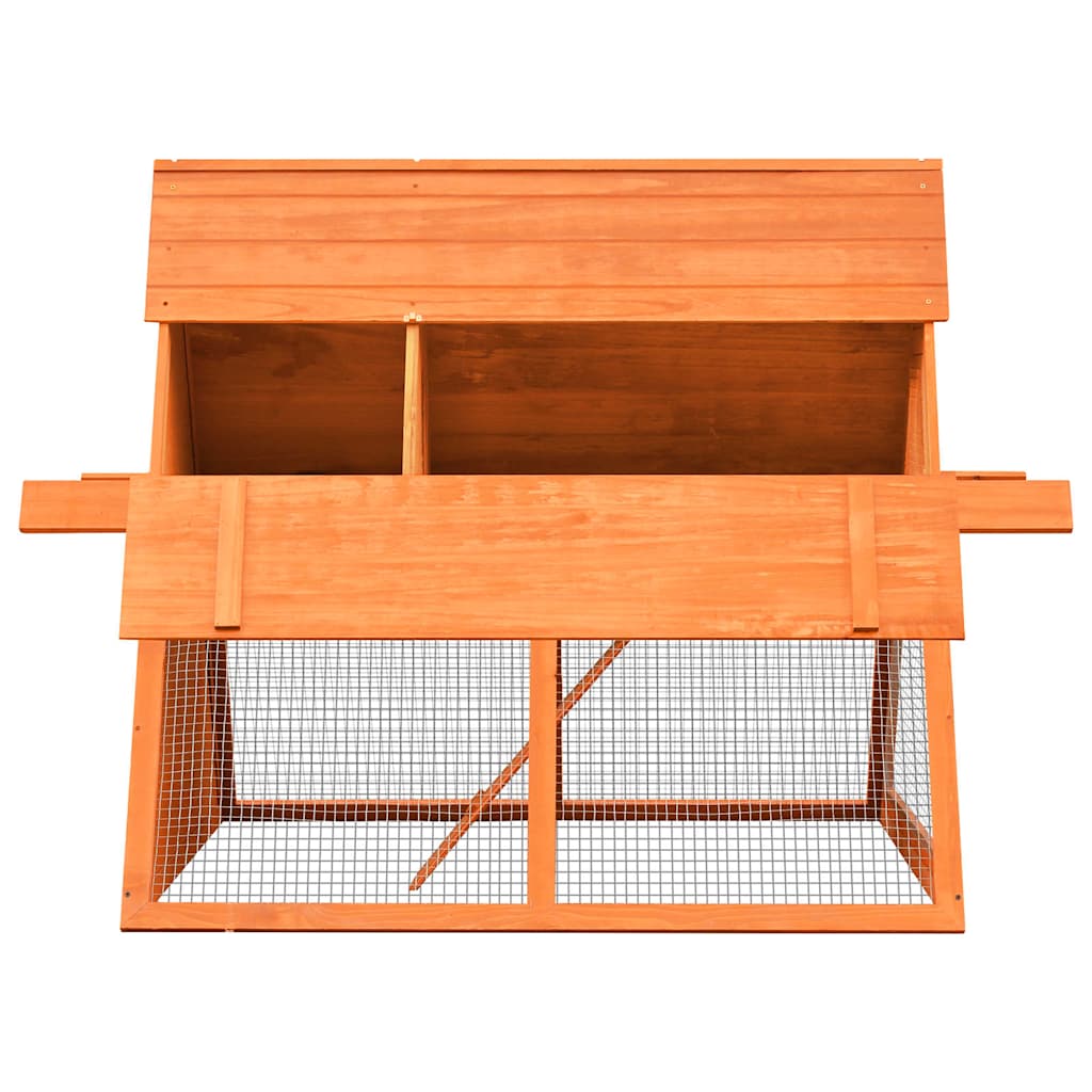 Kaninbur heltre furu og gran 152x128x108 cm