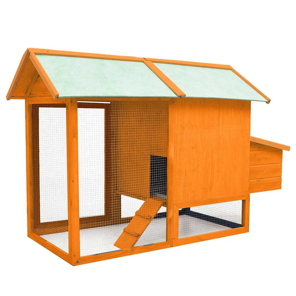 Kyllingbur heltre furu og gran 170x81x110 cm vidaXL