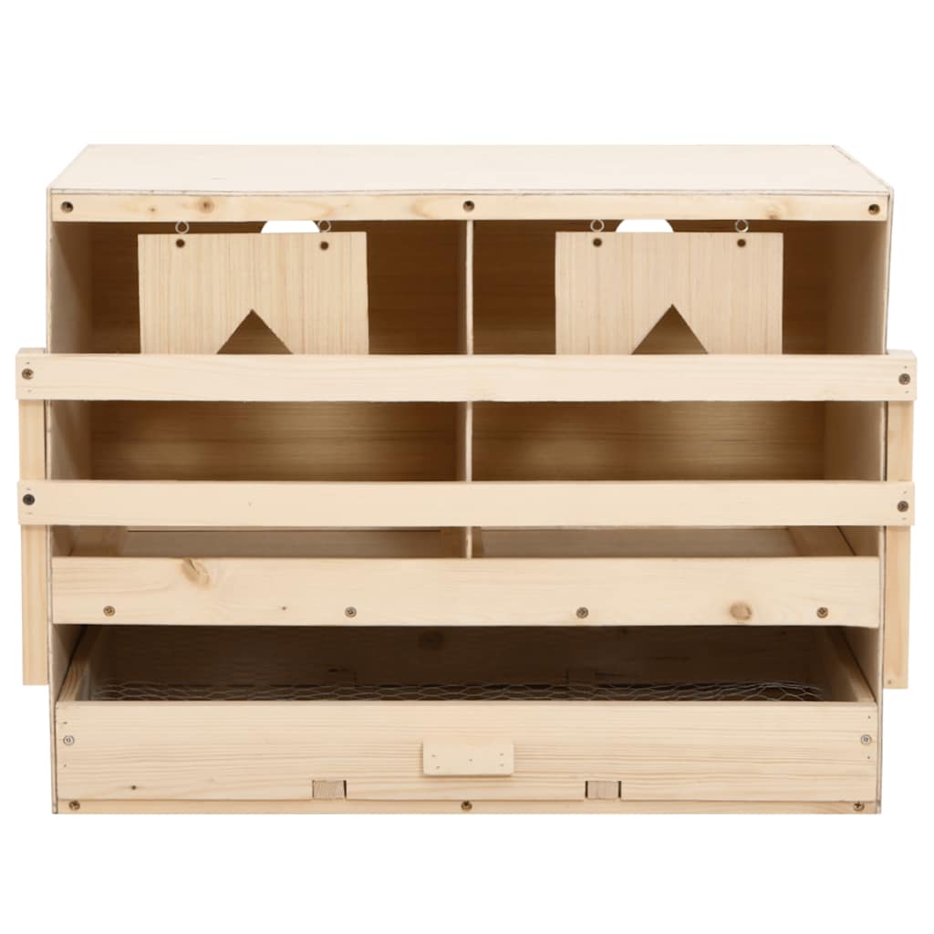 Hekkeboks 2 rom 63x40x45 cm heltre furu