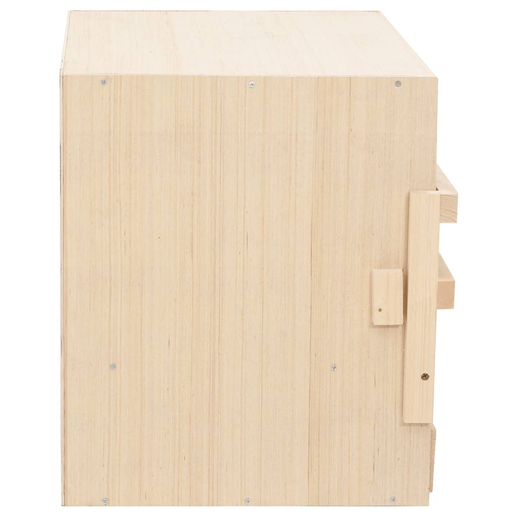 Hekkeboks 2 rom 63x40x45 cm heltre furu