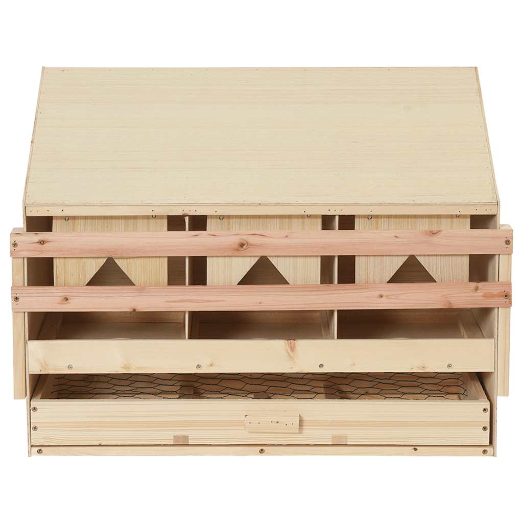 Hekkeboks 3 rom 72x33x54 cm heltre furu