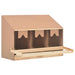 Hekkeboks 3 rom 93x40x65 cm heltre furu