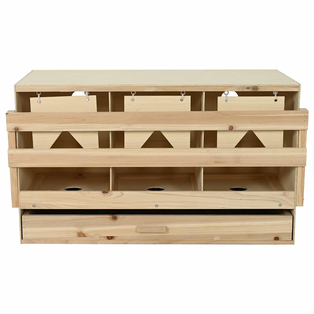 Hekkeboks 3 rom 96x40x45 cm heltre furu
