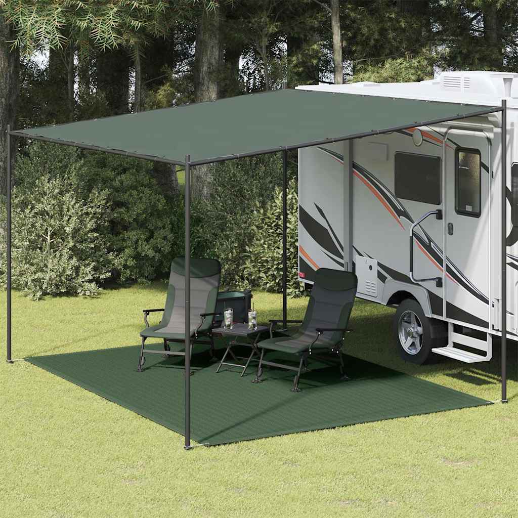 Teltteppe 300x400 cm HDPE grønn vidaXL