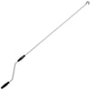 Foldbar markise manuell 500 cm blå/hvit
